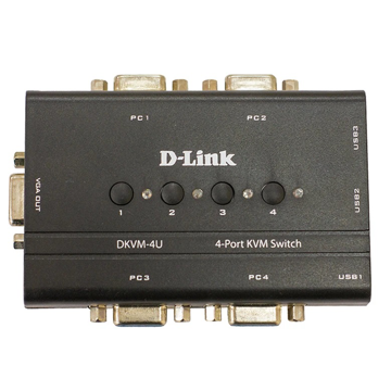 سوئیچ 4 پورت دی لینک مدل DKVM-4U